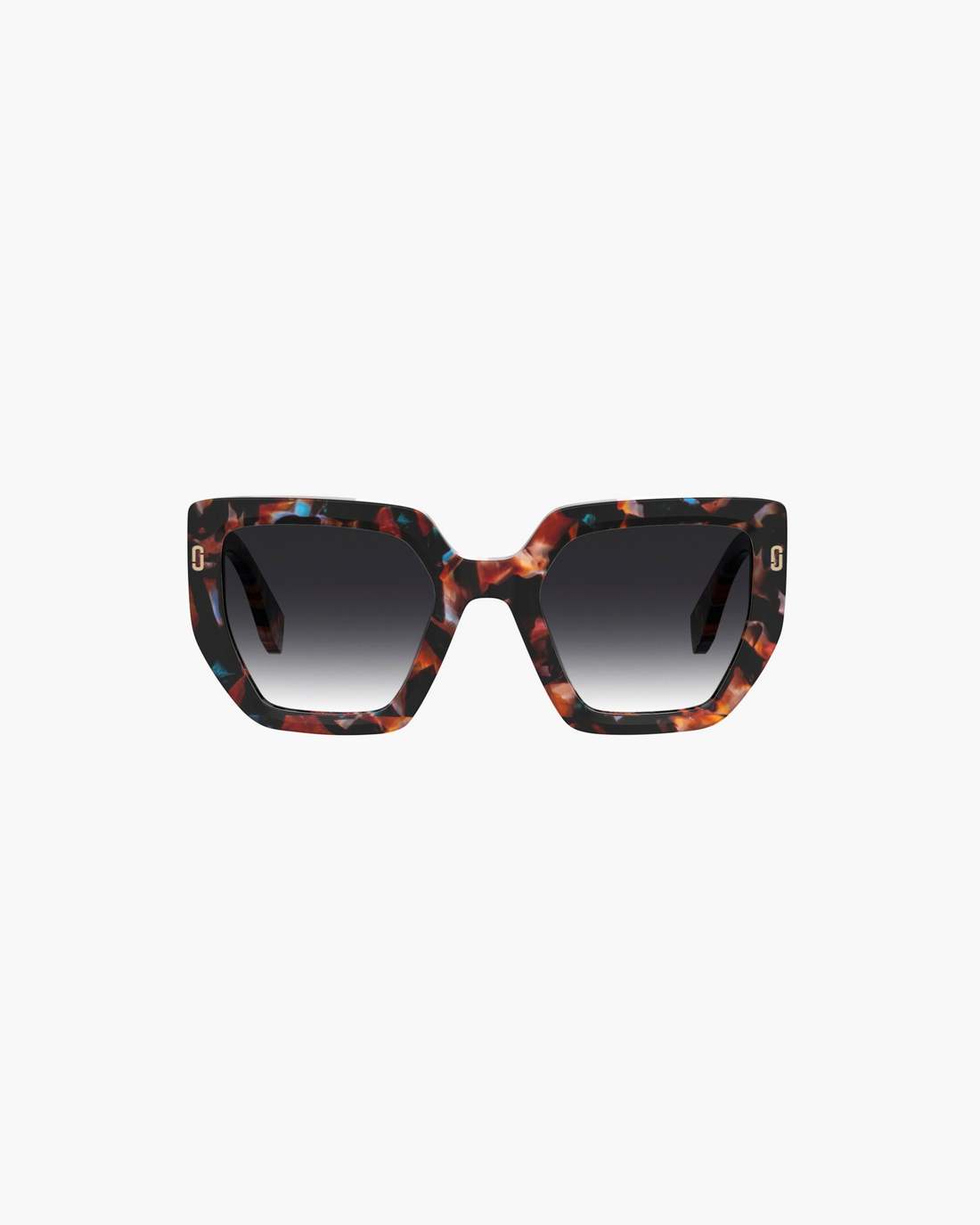 The J Marc Square Sunglasses Havana Multi