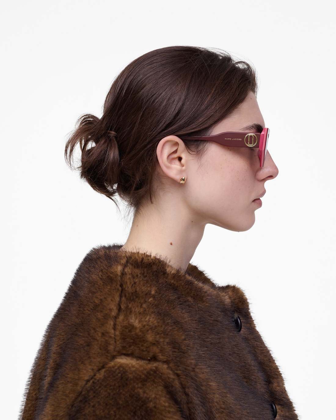 The J Marc Cat Eye Sunglasses Red/Pink