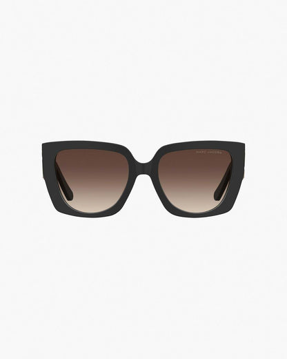The J Marc Square Cutout Sunglasses Black