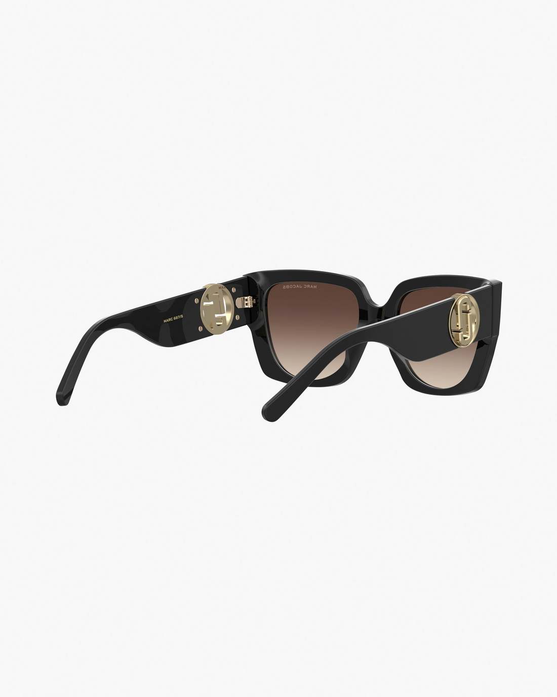 The J Marc Square Cutout Sunglasses Black
