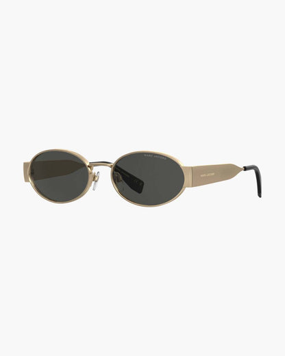 The Classic Logo Round Sunglasses Black/Gold