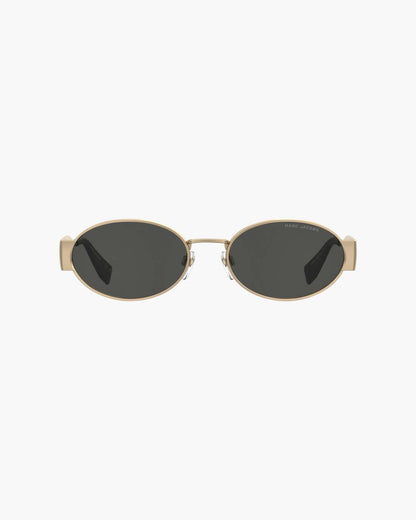 The Classic Logo Round Sunglasses Black/Gold