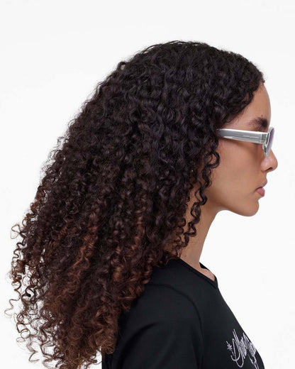 The Classic Logo Round Sunglasses Silver