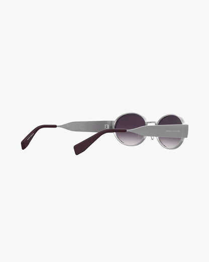The Classic Logo Round Sunglasses Silver