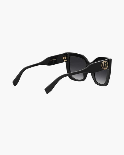 The J Marc Square Sunglasses Black