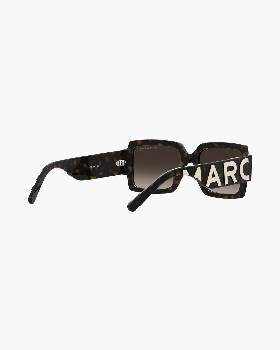 The Bold Logo Square Sunglasses Havana