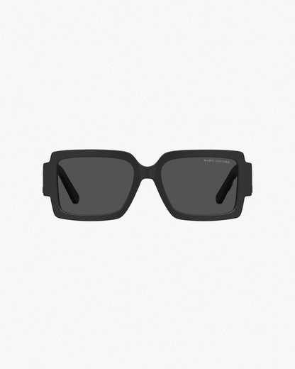 The Bold Logo Square Sunglasses Black/White