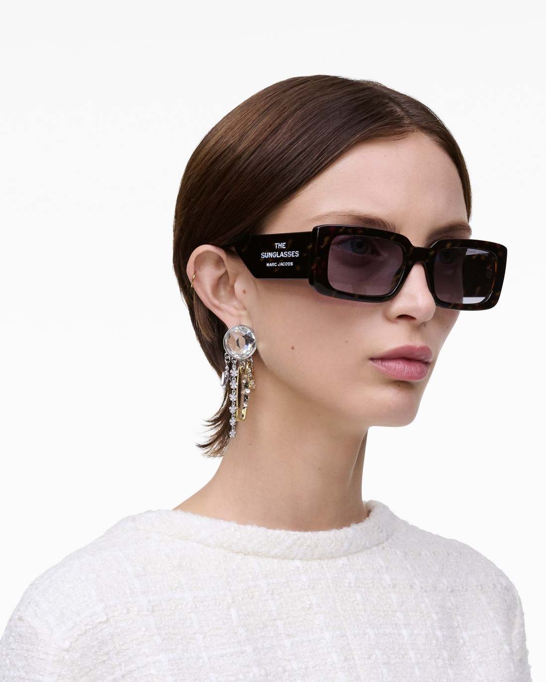The Rectangle Sunglasses Havana