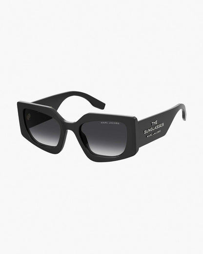 The Square Cat Eye Sunglasses Black