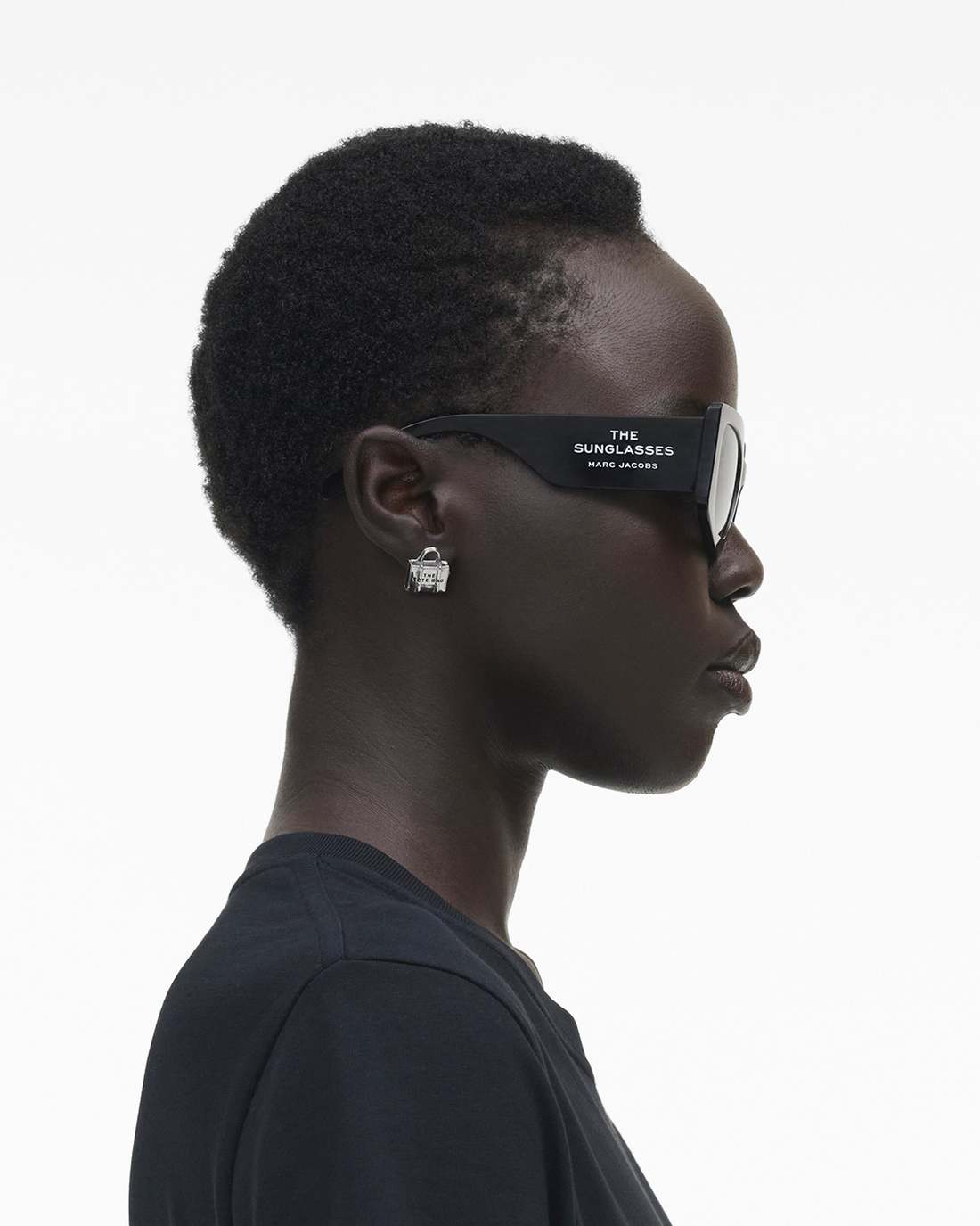 The Square Cat Eye Sunglasses Black