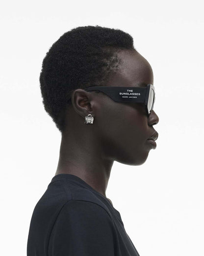 The Square Cat Eye Sunglasses Black