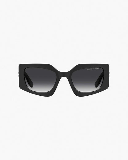The Square Cat Eye Sunglasses Black
