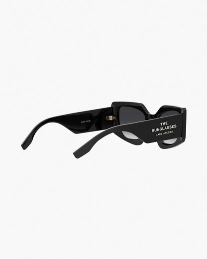 The Square Cat Eye Sunglasses Black