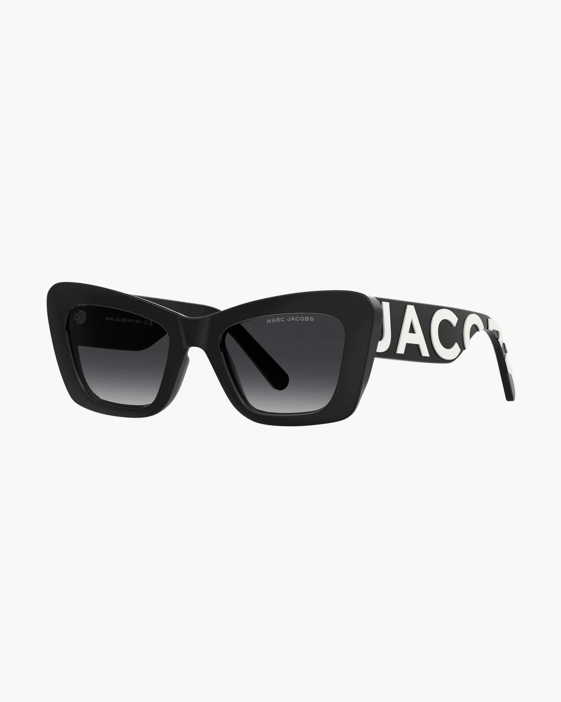 The Bold Logo Cat Eye Sunglasses Black/White