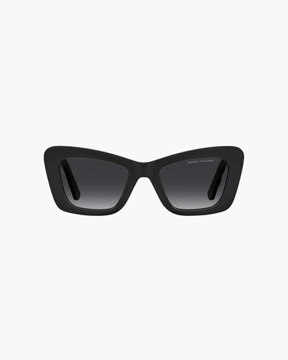 The Bold Logo Cat Eye Sunglasses Black/White