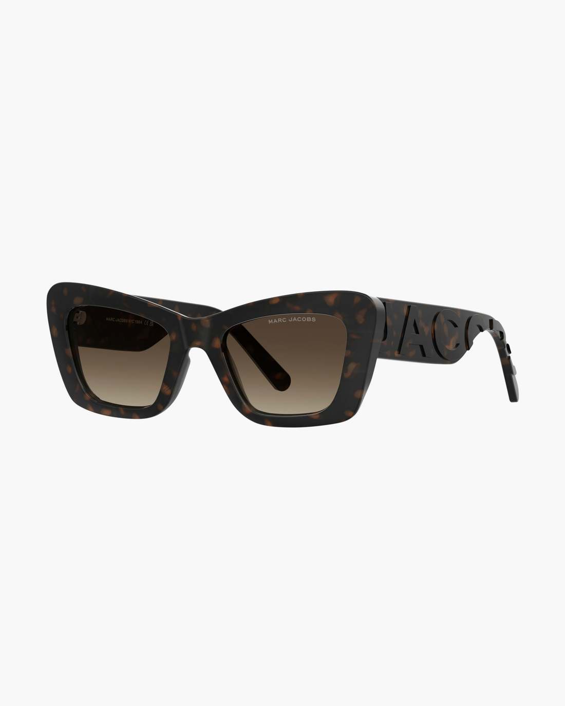 The Bold Logo Cat Eye Sunglasses Havana