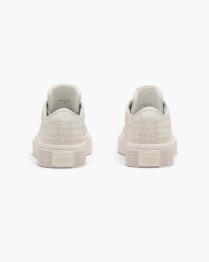 The Leather Sneaker Cotton White