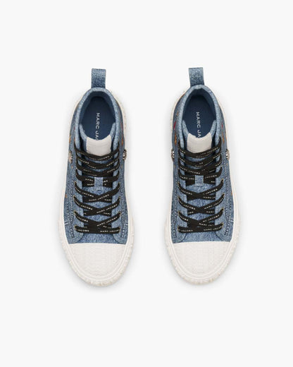 The Trinket Charm High Top Sneaker Medium Wash Multi
