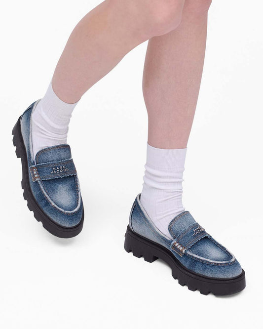 The Faded Denim Frankie Loafer Faded Vintage Indigo
