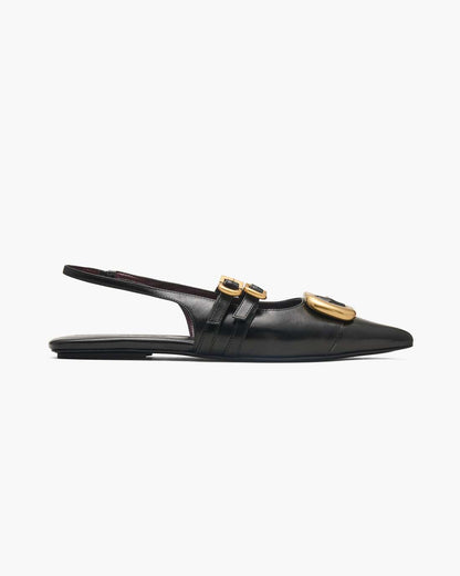 The Doll Shoe Slingback Black