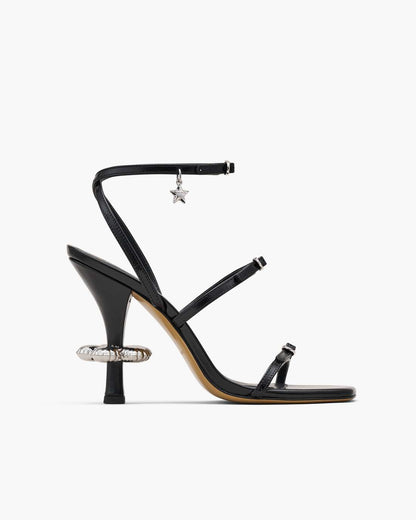 The Daisy Heel Black