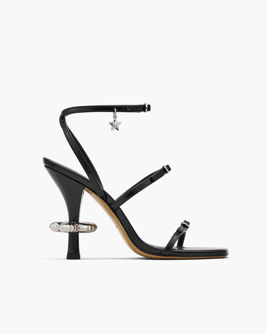 The Daisy Heel Black