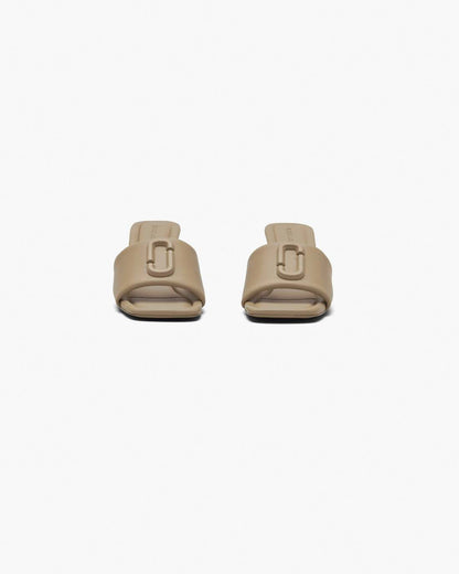 The Leather J Marc Heeled Sandal Camel