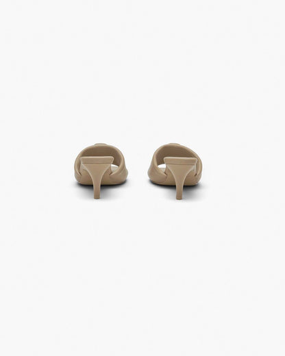The Leather J Marc Heeled Sandal Camel