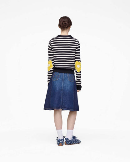 Joy Striped Crewneck Black/White