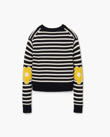 Joy Striped Crewneck Black/White