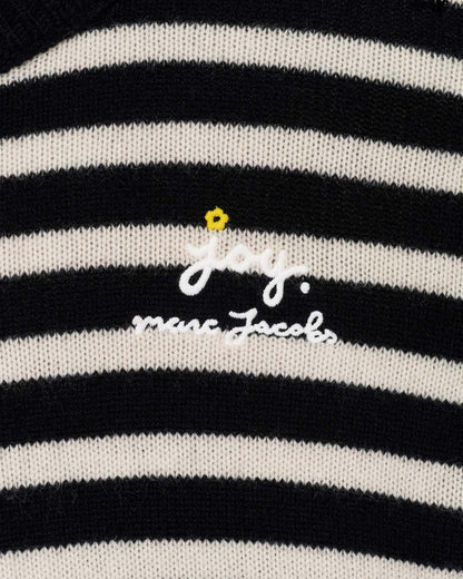 Joy Striped Crewneck Black/White