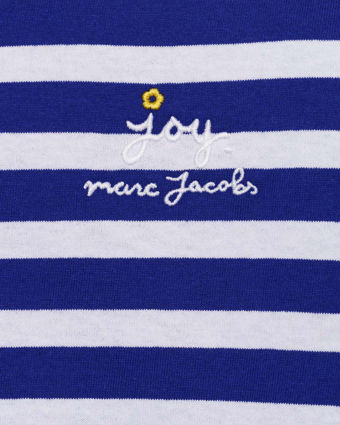 Daisy Striped Longsleeve Pansy/White