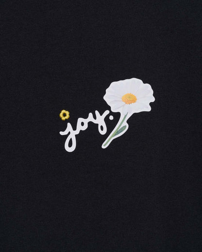 Marc Is Joy Daisy Baby Tee Black
