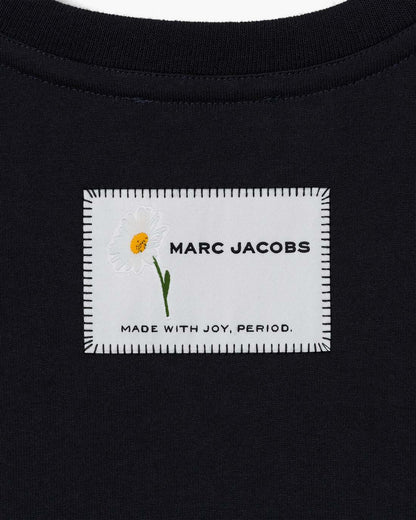 Marc Is Joy Daisy Baby Tee Black