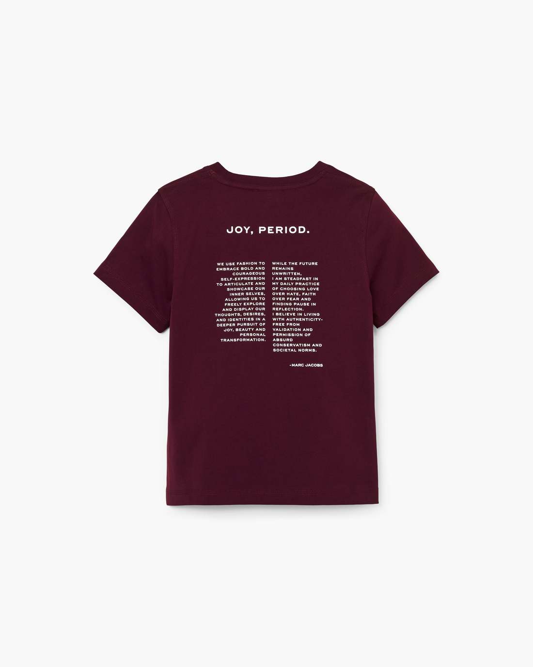 Joy. Slim Tee Dark Plum