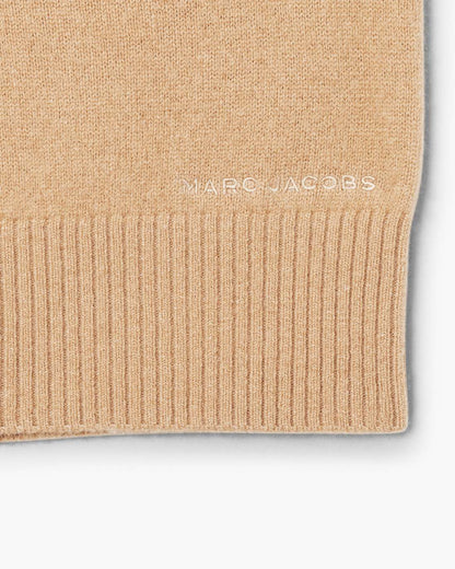 Trompe L'Oeil Knit Polo Camel