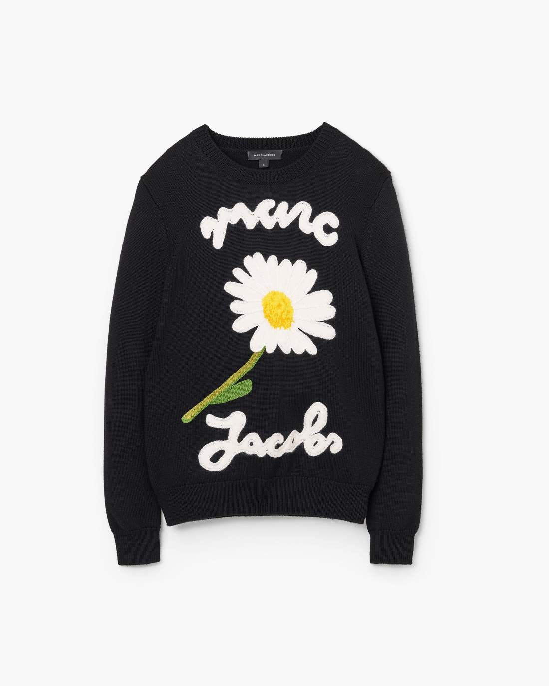 Marc Is Joy Jacquard Crewneck Black