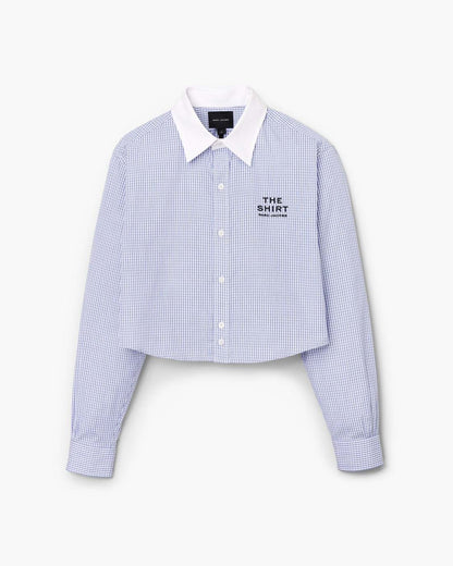 The Cropped Femme Shirt Blue Multi