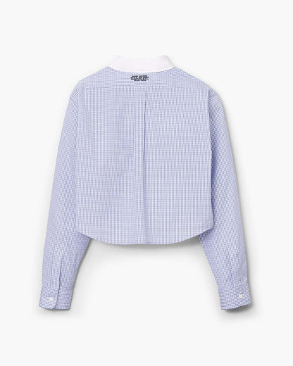 The Cropped Femme Shirt Blue Multi