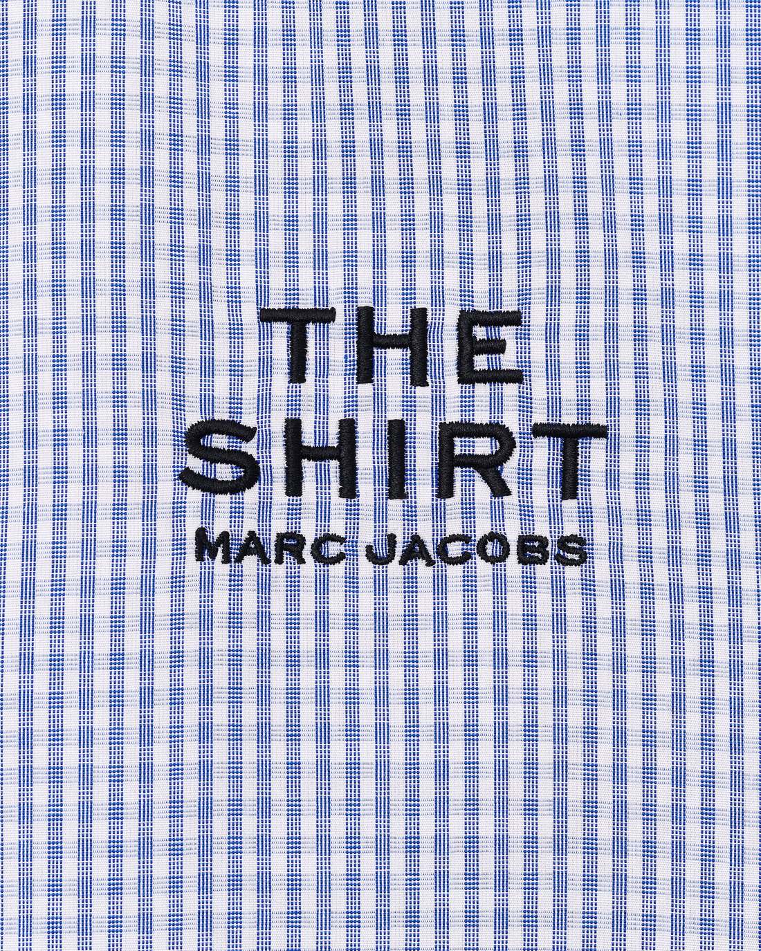 The Cropped Femme Shirt Blue Multi