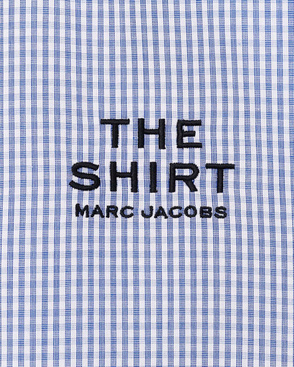 The Cropped Femme Shirt Blue Multi
