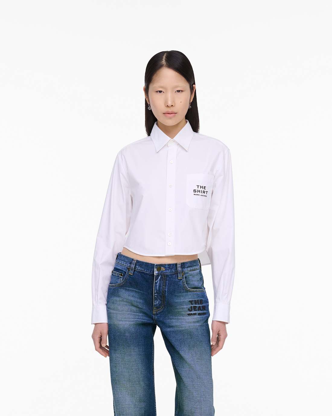 THE CROPPED FEMME SHIRT White