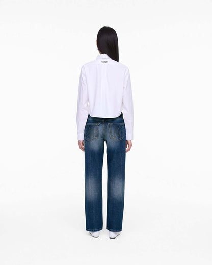 THE CROPPED FEMME SHIRT White