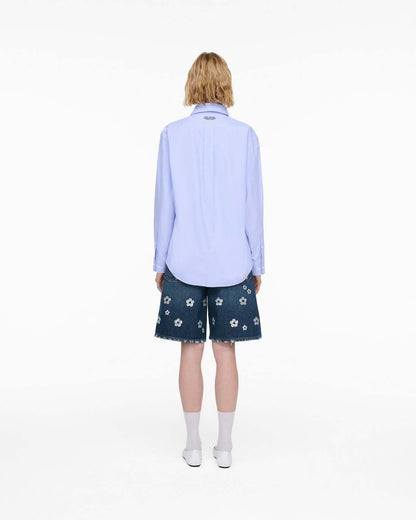 THE STRIPED SHIRT Sky Blue