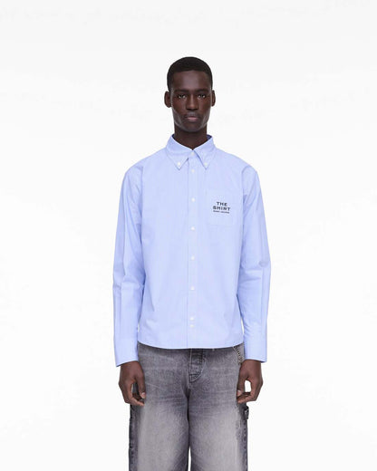 THE STRIPED SHIRT Sky Blue