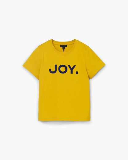 Joy. Slim Tee Joy Yellow