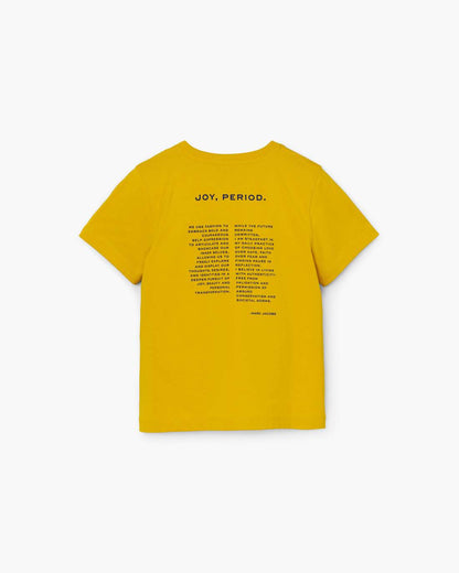 Joy. Slim Tee Joy Yellow
