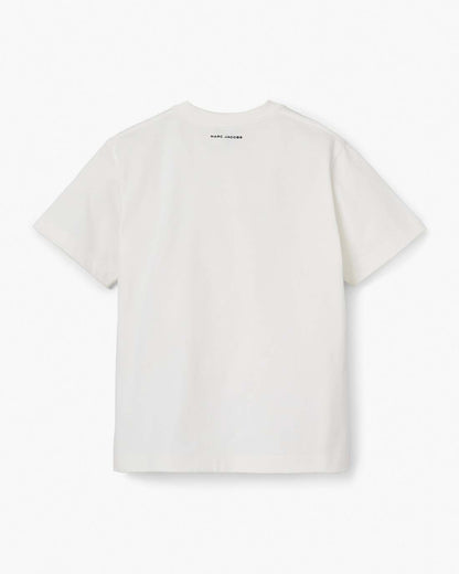 The Stripe Box Tee White