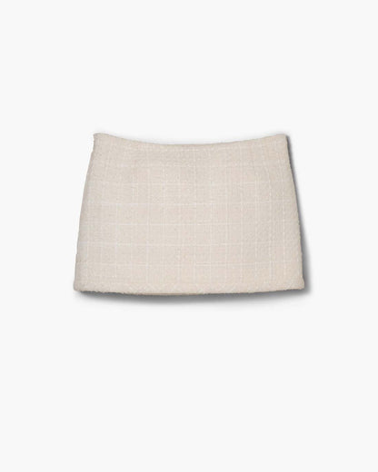 Tweed Mini Skirt Ivory