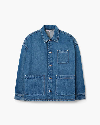 The A.P.C. X Marc Jacobs Denim Unisex Jacket Washed Indigo